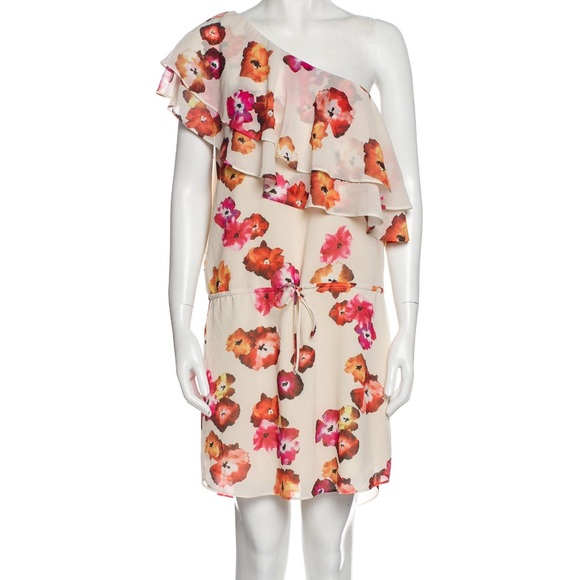 Haute HippieFloral Print Knee-Length DressSize: M